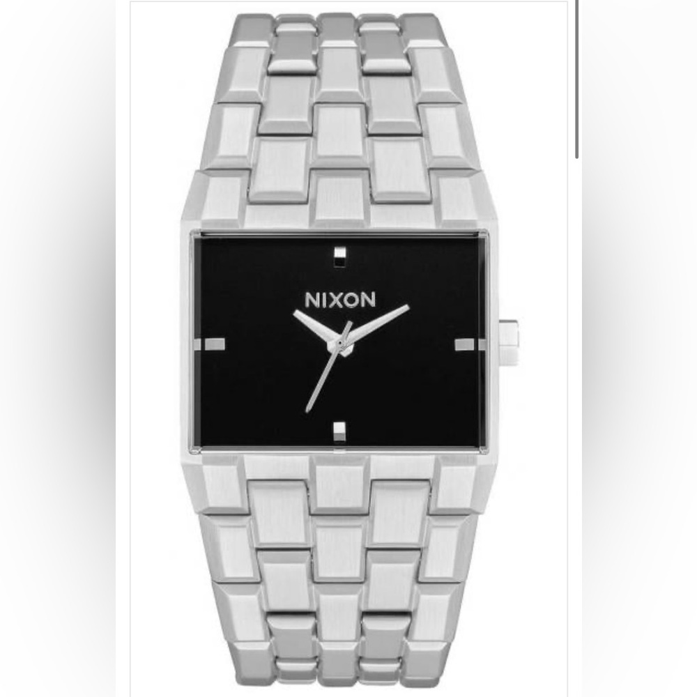 NIXON - The Ticket ll - Silver/black -BRAND NEW IN BOX - deadstock
